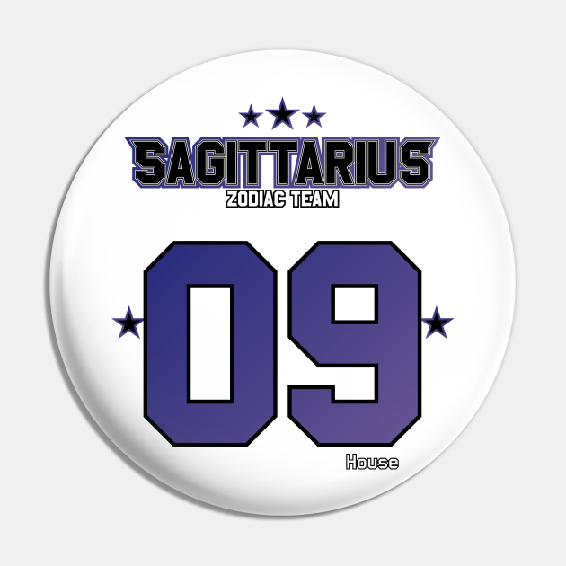 Zodiac Majesty Sport Sagittarius Team V3 Sagittarius Pin TeePublic
