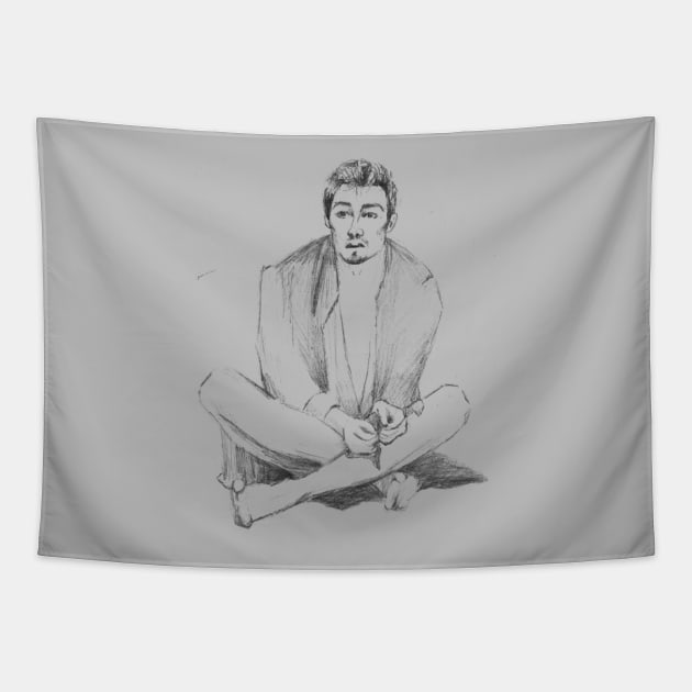 Klaus - The Umbrella Academy Tapestry by brainbag