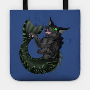 Purrmaid: Black Tabby Tote