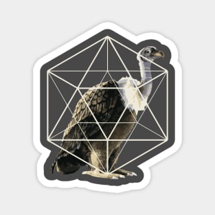 Vulture sacred geometry Magnet