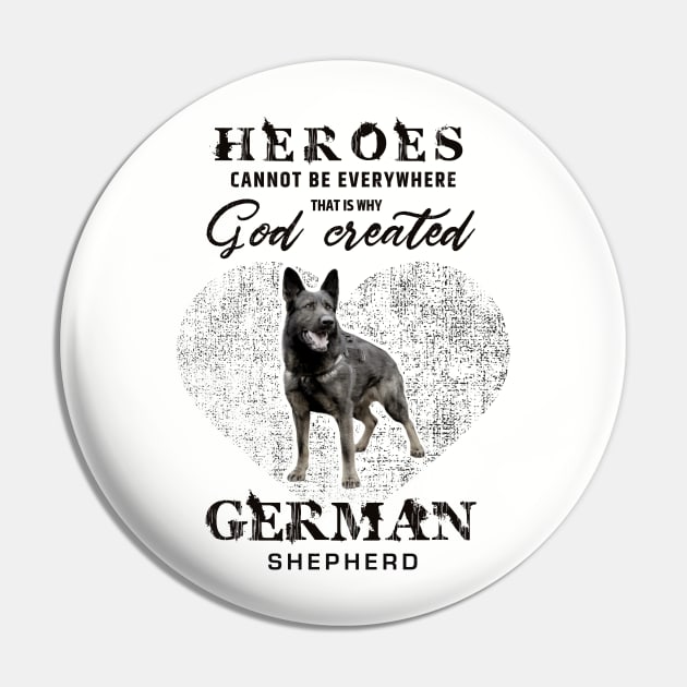 German Shepherd Dog - GSD Pin by Nartissima