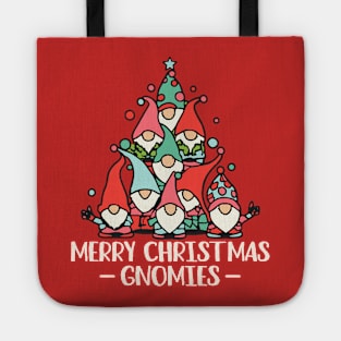 Merry Christmas Gnomies Tote