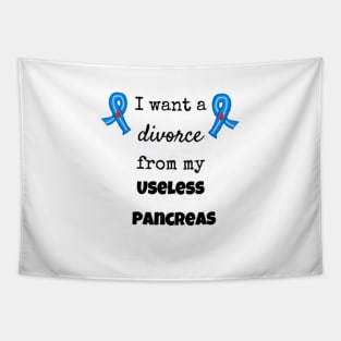 I Want a Divorce From My Pancreas Tapestry