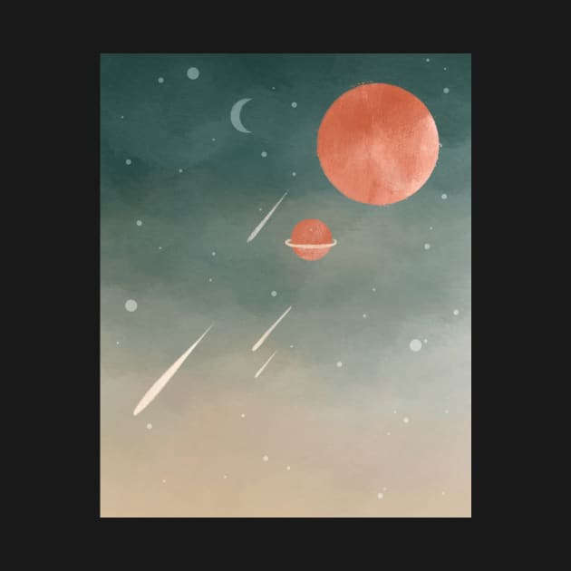 Night sky poster by KlioStudio