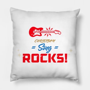 Christian Song Rocks Pillow