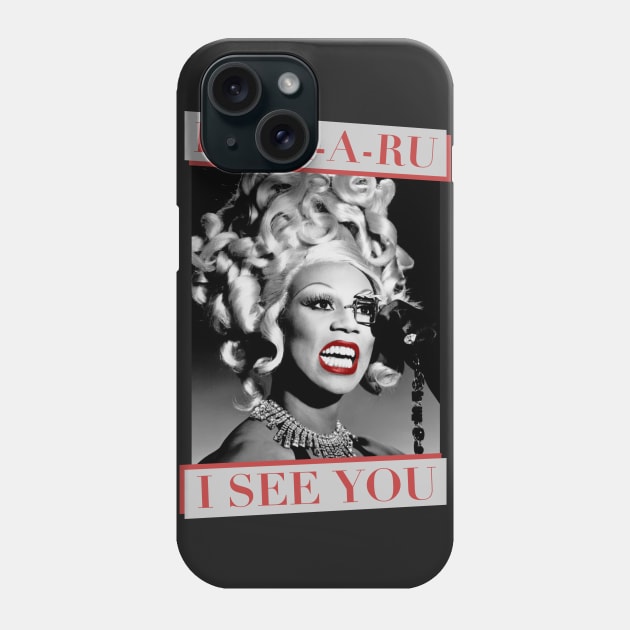 Peek-A-Ru I See You! Phone Case by aespinel