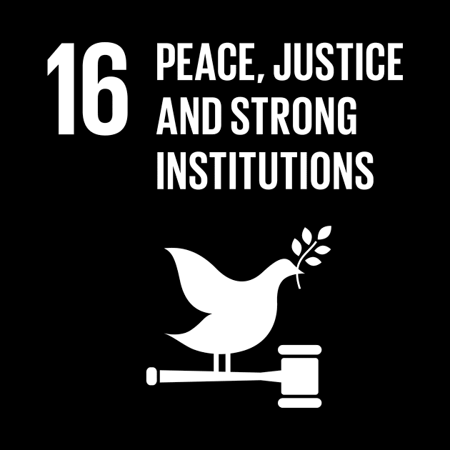 16 Peace Justice Strong Institutions Global Goals by SzarlottaDesigns