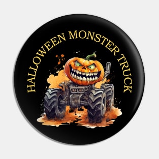 Monster Truck Halloween Pin