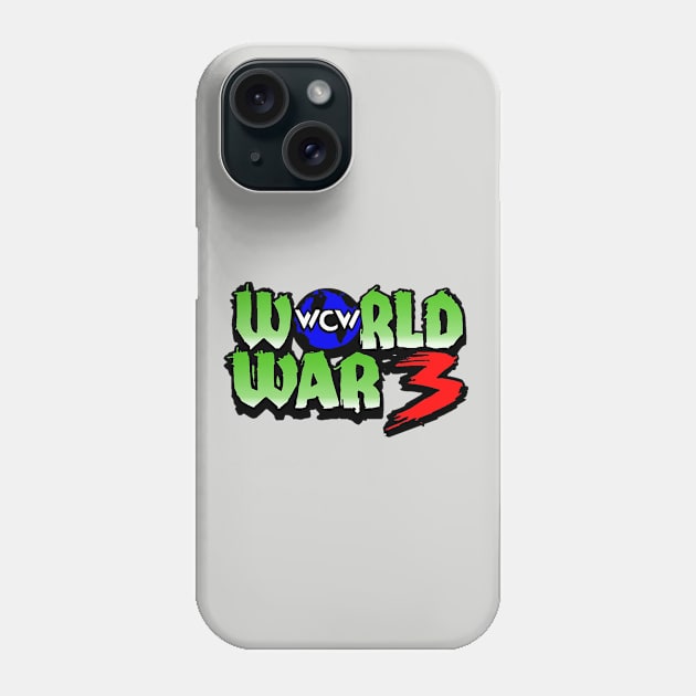 WCW Title Clash Phone Case by jojoerashop