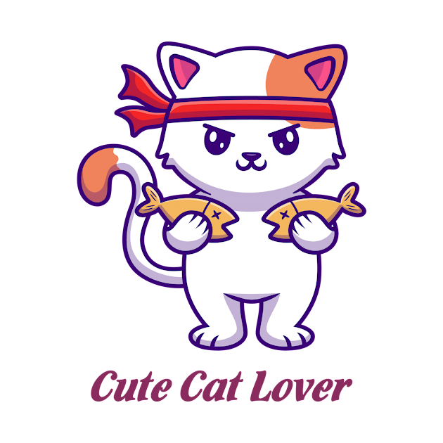 Cute cat lover by This is store