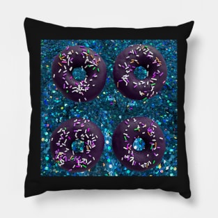 Glitter Donut Party No. 2 Pillow