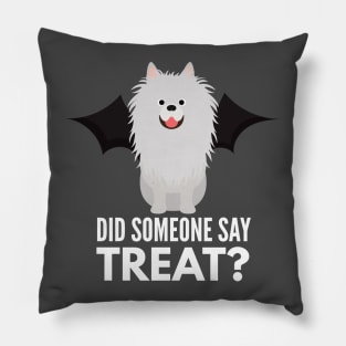 German Spitz Halloween Trick or Treat Pillow