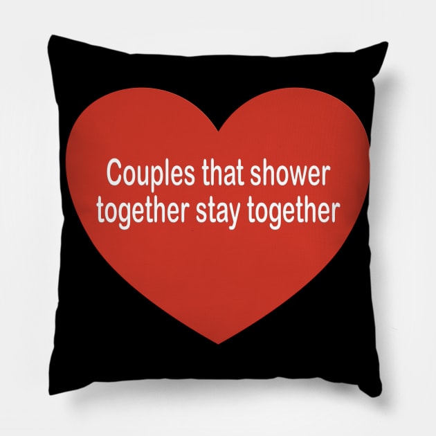 Couples - inspirational t-shirt gift idea Pillow by MotivationTshirt