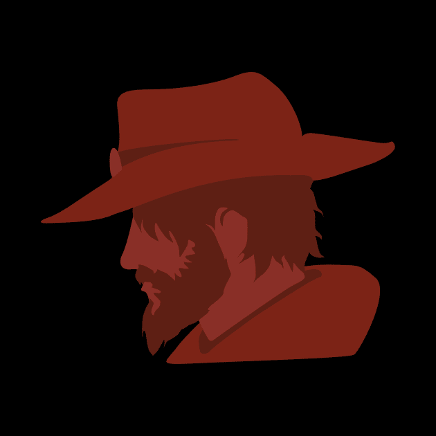 McCree's silhouette by JamesCMarshall