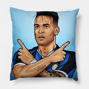 LAUTARO MARTINEZ COMICS Pillow