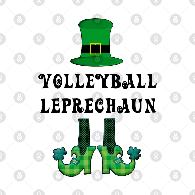 St Patrick's St Paddy's St Patty's Day Volleyball Leprechaun by familycuteycom