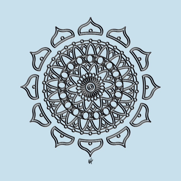 powerful Mandala by TattooTshirt