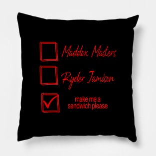 Maddox Ryder Sandwich Pillow