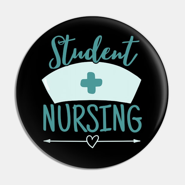 Pastel Nurse Students Nursing Green Pin by LenaArt