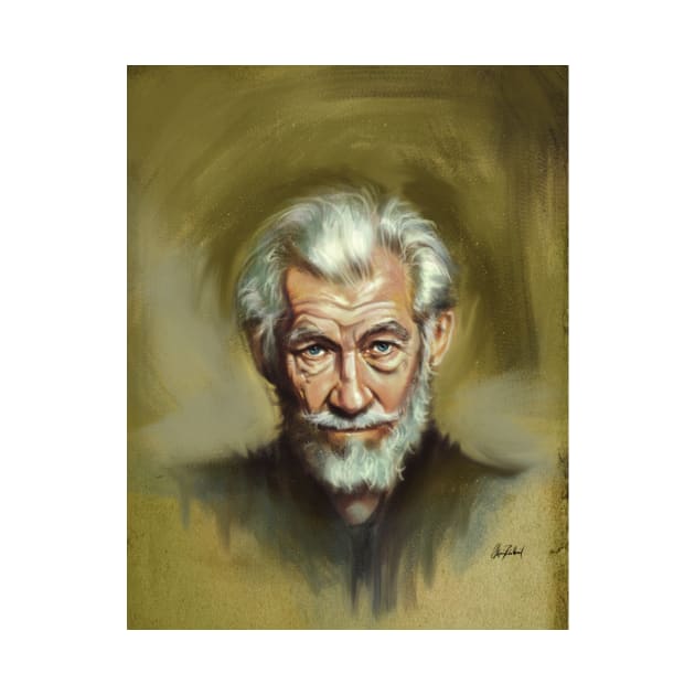 Ian McKellen portrait by Artofokan