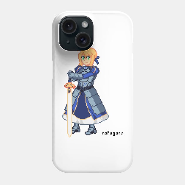 Saber (Fate Stay Night) Phone Case by rafagars