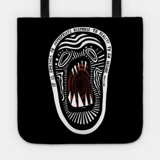 Screaming Skull Tote