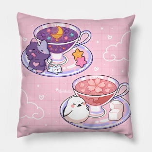 Patchi & Biru Teacup Pillow