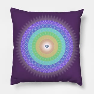 Rainbow Diamond Light - 2 - On the Back of Pillow