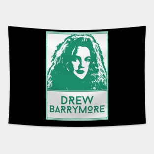 Drew barrymore\\retro fan artwork Tapestry