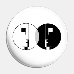 Bauhaus - Twins - Without My Dark Side, I Am Nothing! Pin