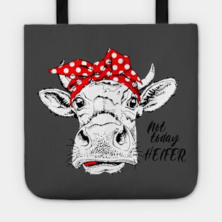 Cute cow , headband Tote