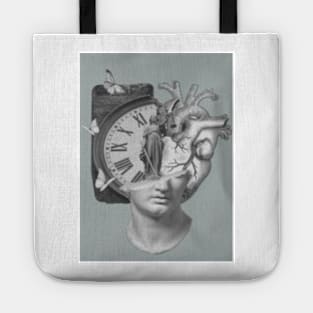 Collage of Ancient Greek Sculpture Tote