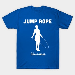 Funny Dinosaur T-Rex Jumping Rope Gym Workout Men's T-Shirt