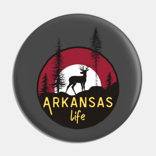 Arkansas Life Pin