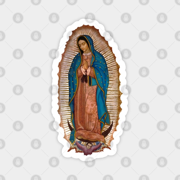 Our Lady of Guadalupe (transparent background design) Magnet by Brasilia Catholic