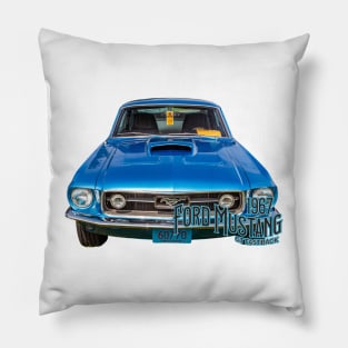 1967 Ford Mustang GT Fastback Pillow