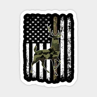 American Flag Camouflage Camo Whitetail Magnet