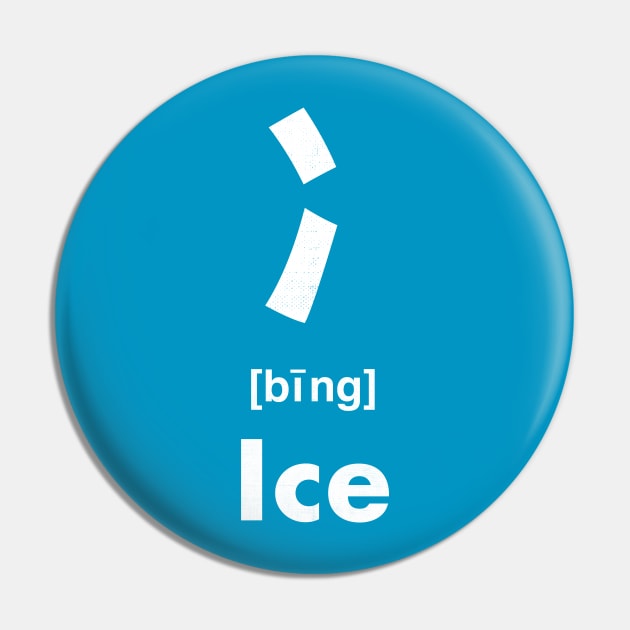 Ice Chinese Character (Radical 15) Pin by launchinese