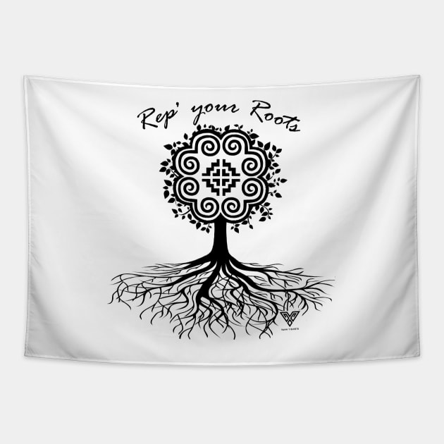 Rep Your Roots (Light Color Tee) Tapestry by VANH