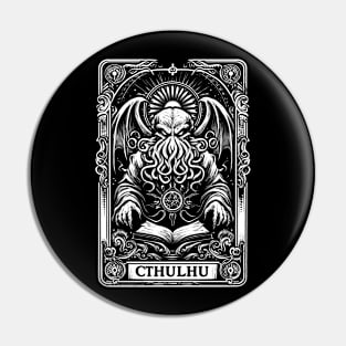 Cthulhu Tarot Card Pin