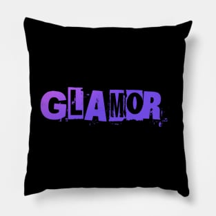 Text Glamor Pillow