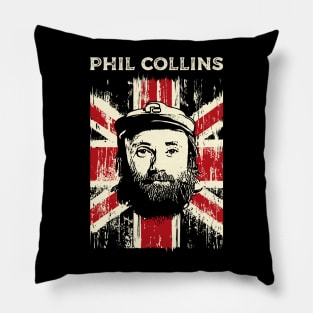 Vintage Phil Collins Pillow