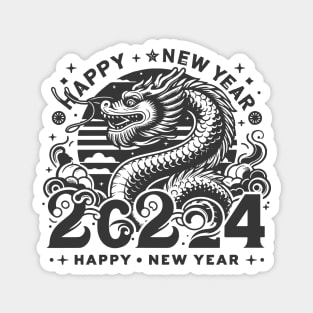 new year zodiac dragon xmas Magnet