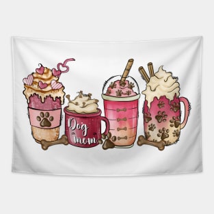 Cup Of Coffee Animal Dog Mom Valentine Day Tapestry