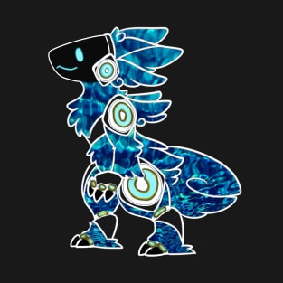 Protogen Fursuit Fursona Furry Blue pattern T-Shirt