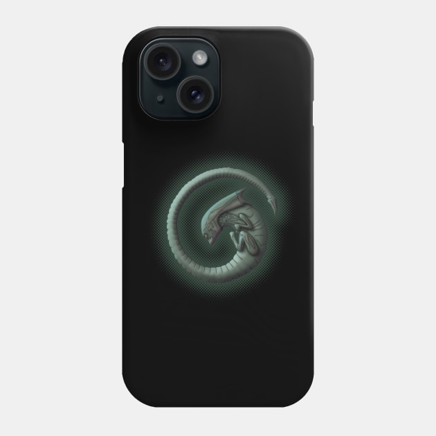 Alien on Board - Cool Phone Case by adam@adamdorman.com