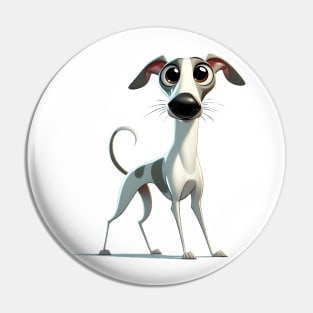 Cute Greyhound Pin