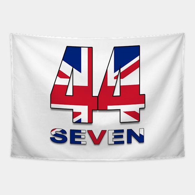 44 Seven (Motorsport) Tapestry by Wayne Brant Images