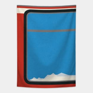 Red Train Tapestry