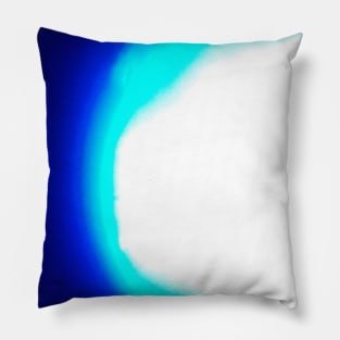 Blue Lazer Art Pillow